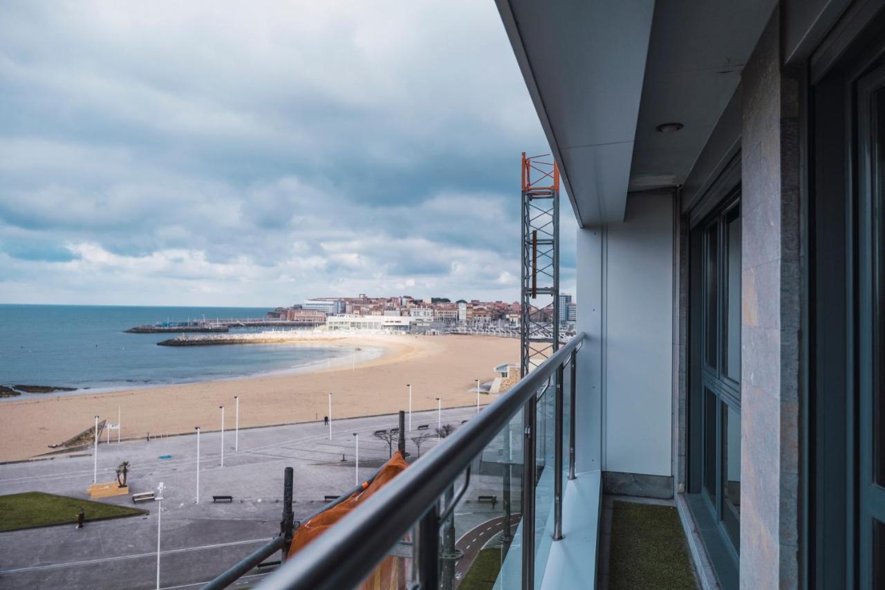 El Sexto De La Playa + Parking Gratis Apartment Gijon Exterior photo