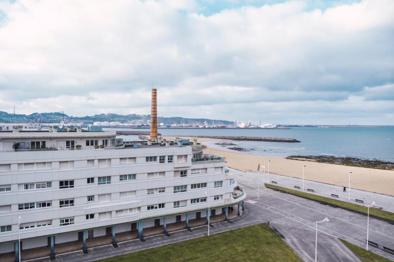 El Sexto De La Playa + Parking Gratis Apartment Gijon Exterior photo