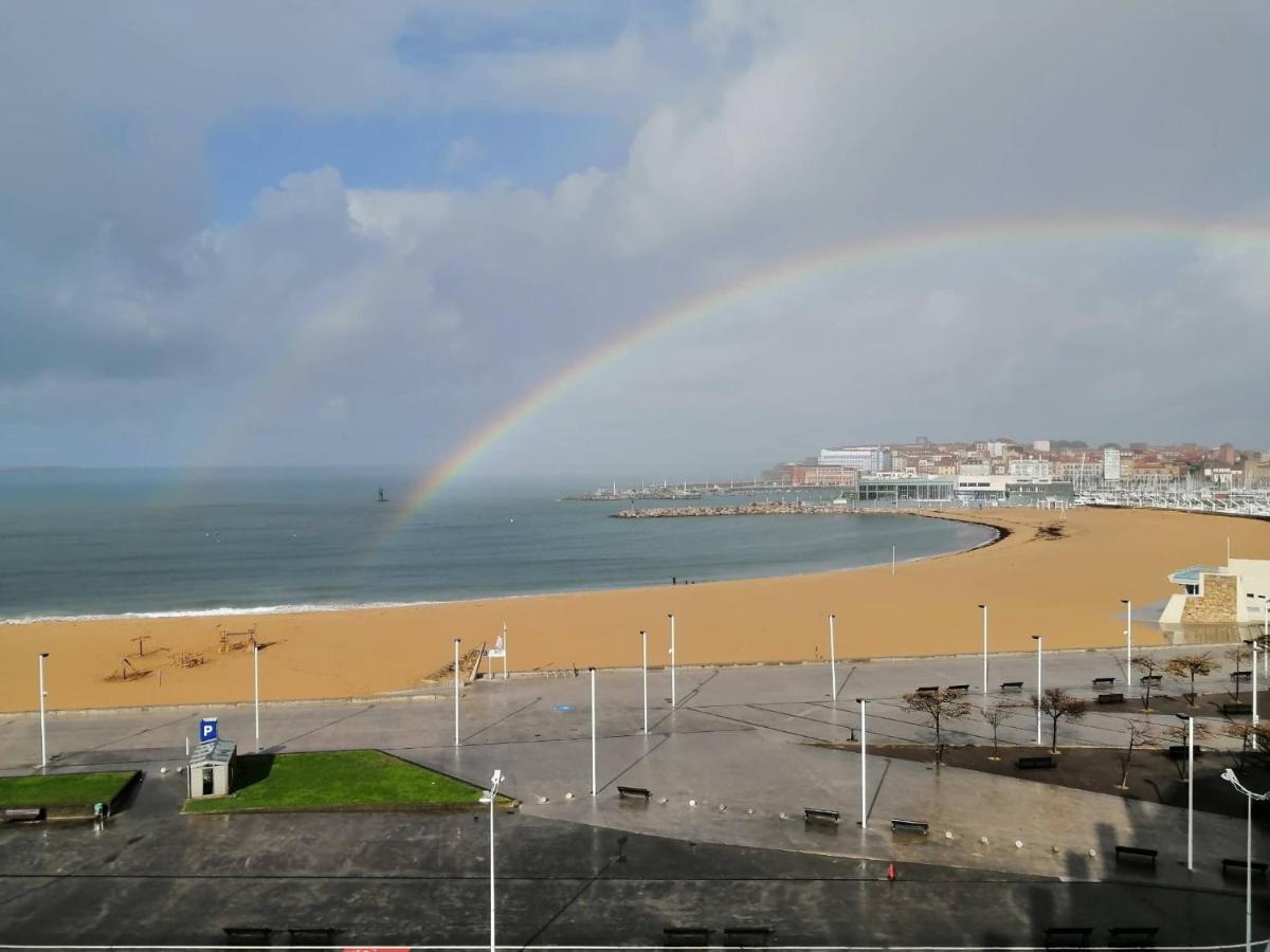 El Sexto De La Playa + Parking Gratis Apartment Gijon Exterior photo